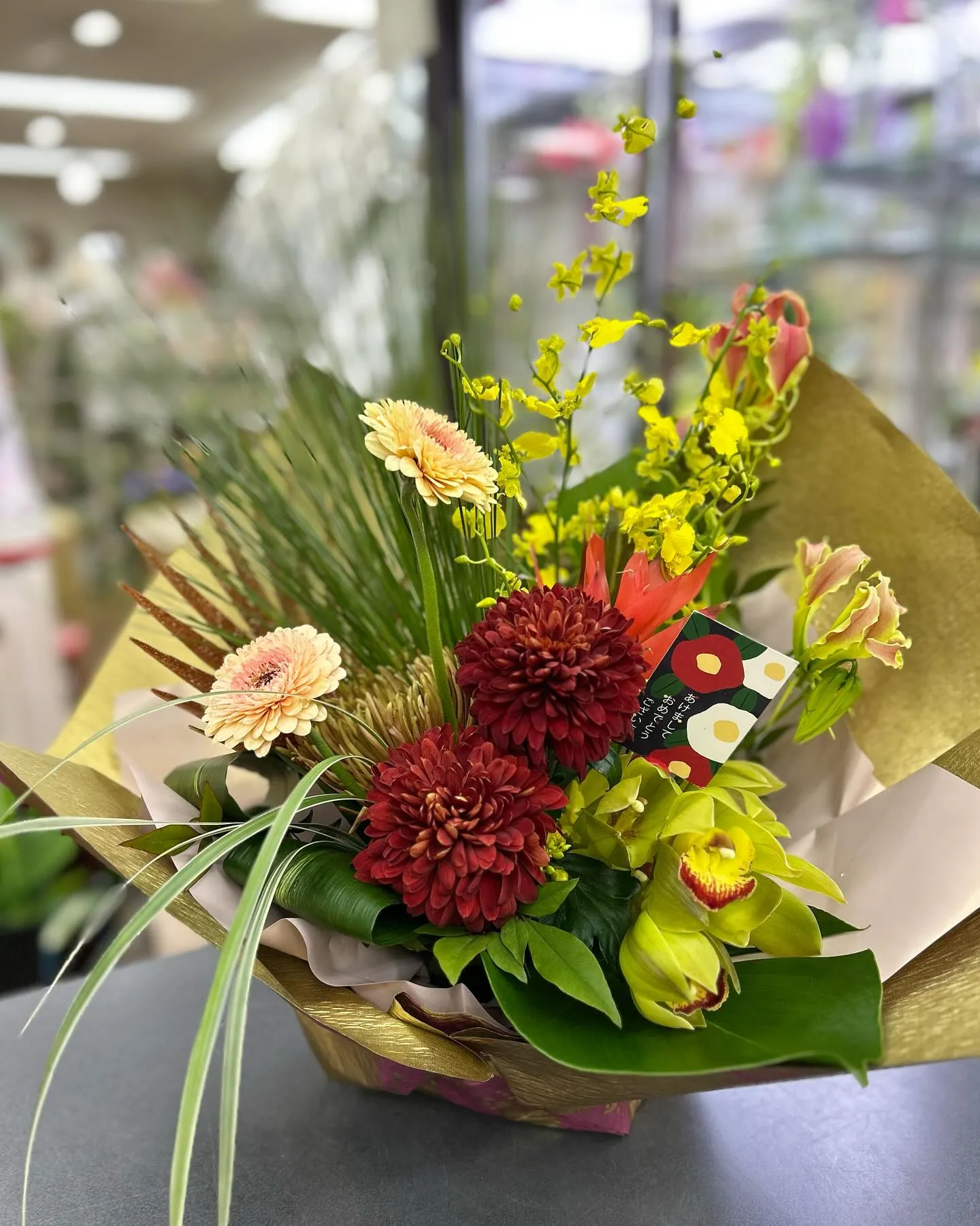 お年賀ギフトのアレンジメント🎍🎍✨