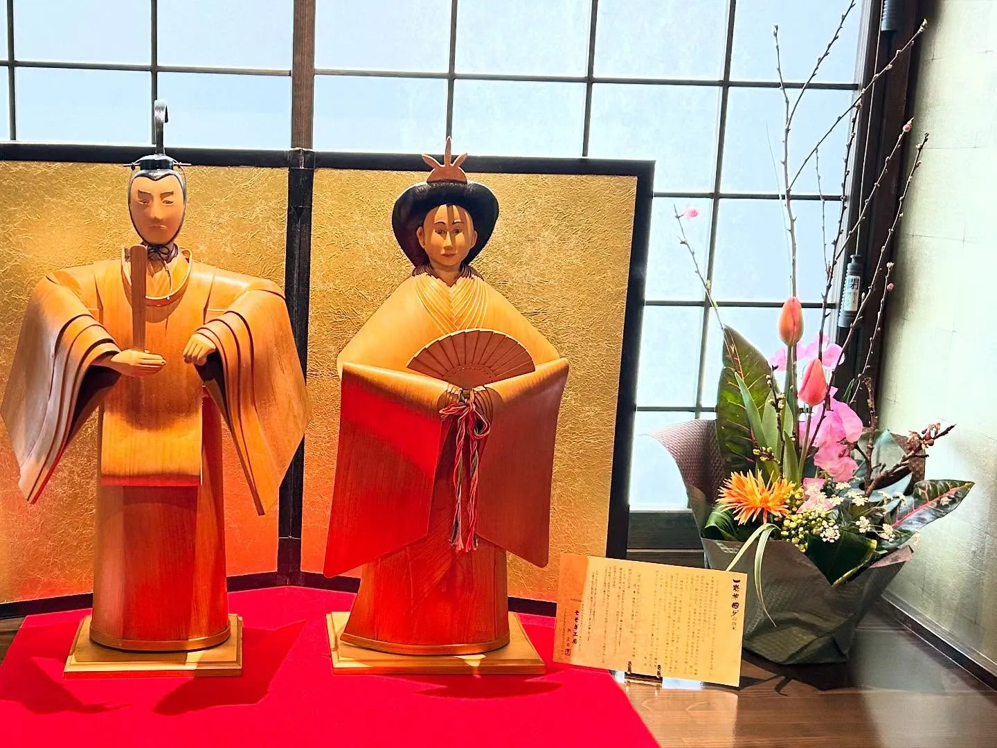 人吉温泉しらさぎ荘さまのひな飾り🌸🎎🌸