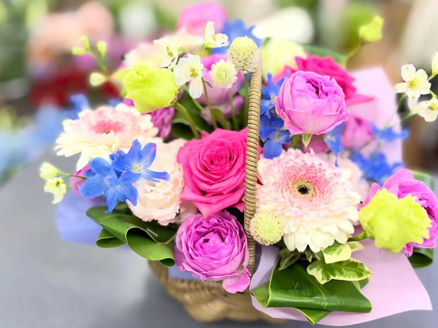 ありがとう♡お疲れさまでしたをお花に託した退職ギフト✩.｡....